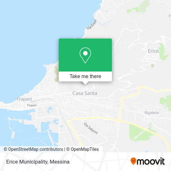 Erice Municipality map