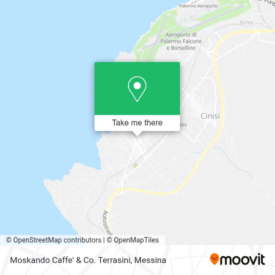 Moskando Caffe' & Co. Terrasini map