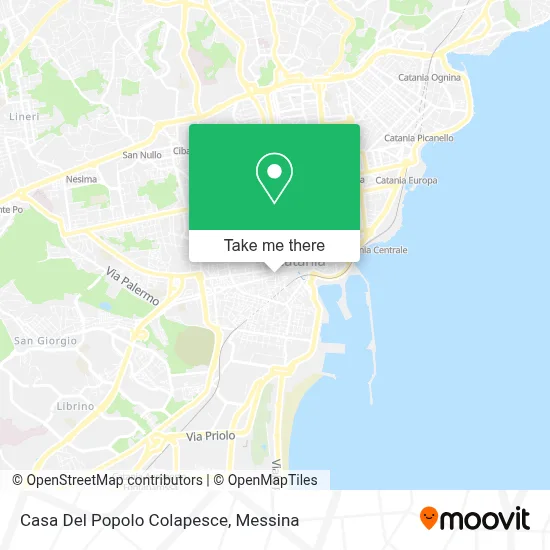 Casa Del Popolo Colapesce map