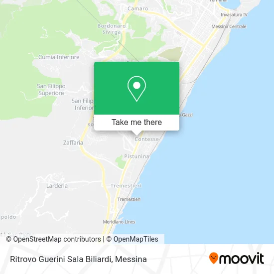 Ritrovo Guerini Sala Biliardi map