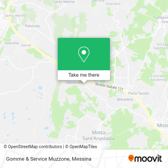 Gomme & Service Muzzone map