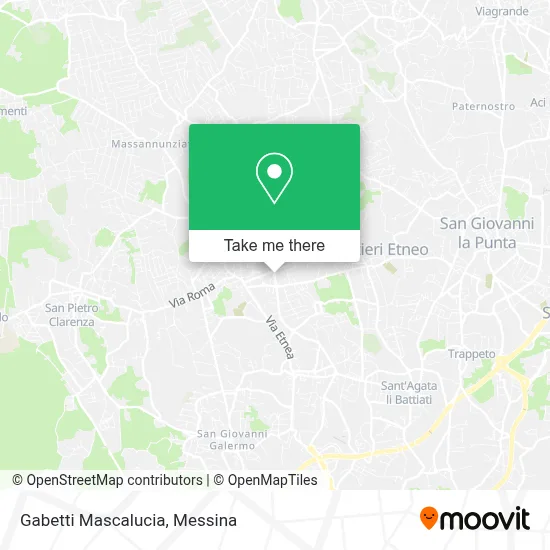 Gabetti Mascalucia map