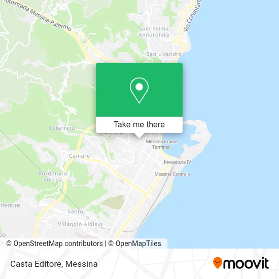 Casta Editore map