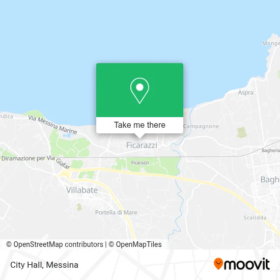 City Hall map