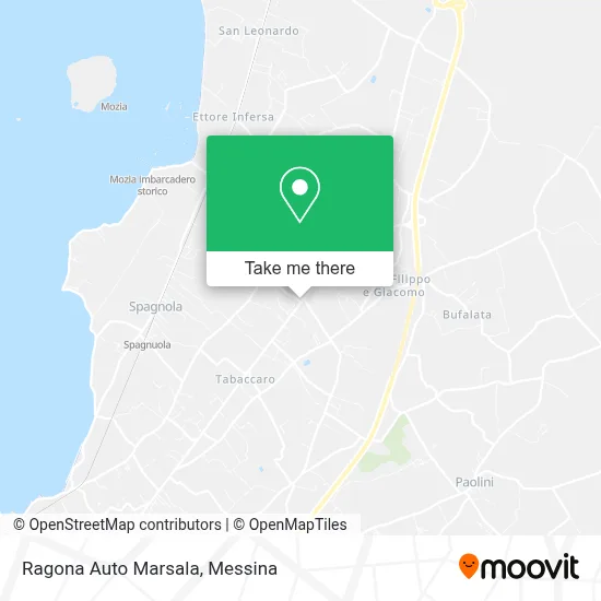 Ragona Auto Marsala map