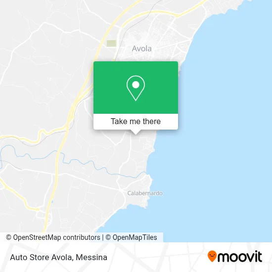 Auto Store Avola map