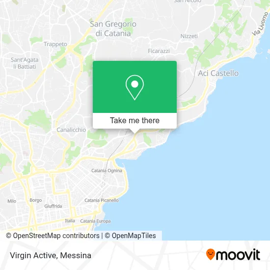 Virgin Active map