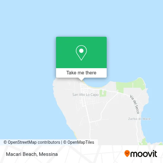 Macari Beach map