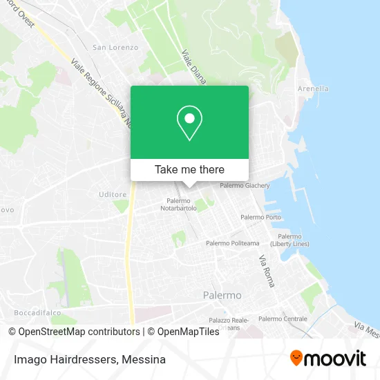 Imago Hairdressers map