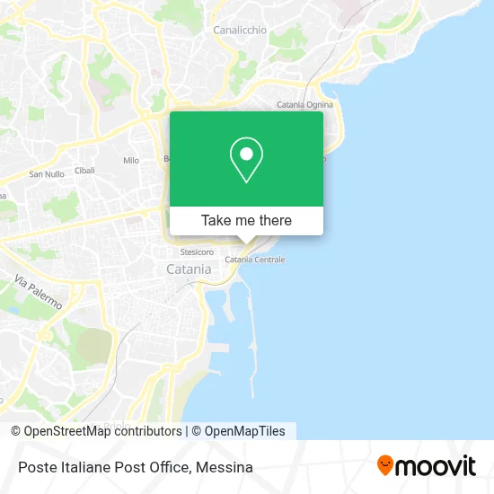 Poste Italiane Post Office map