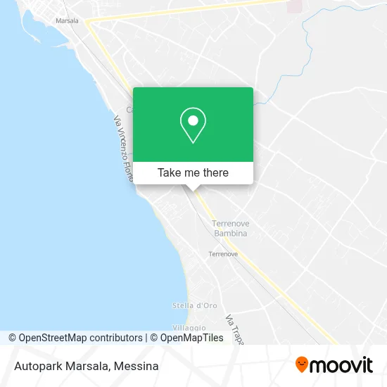 Autopark Marsala map