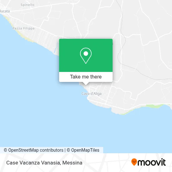 Case Vacanza Vanasia map