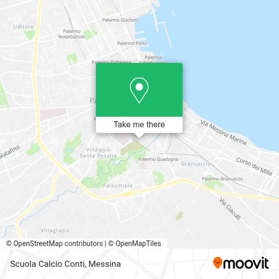 Scuola Calcio Conti map