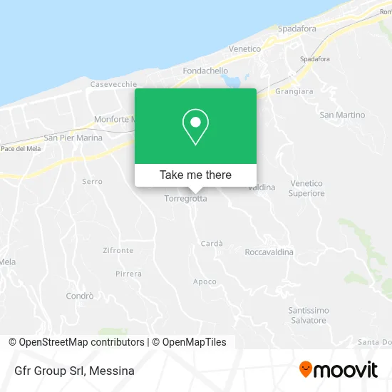 Gfr Group Srl map