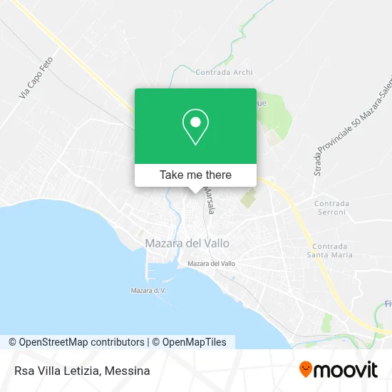 Rsa Villa Letizia map