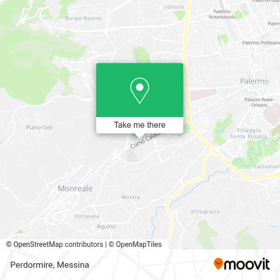 Perdormire map
