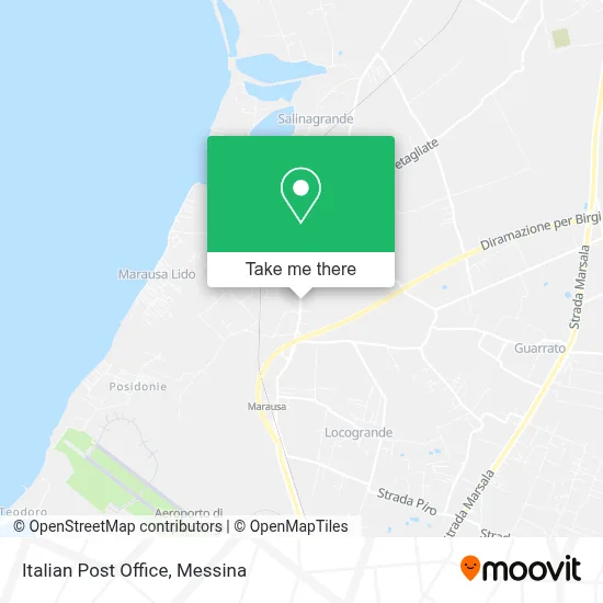 Italian Post Office map