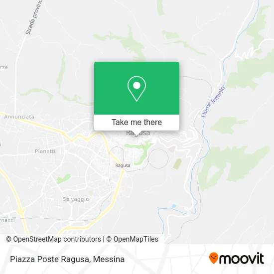 Piazza Poste Ragusa map