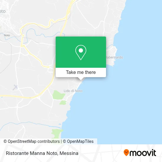 Ristorante Manna Noto map