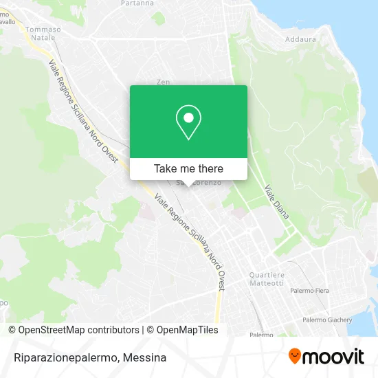 Riparazionepalermo map