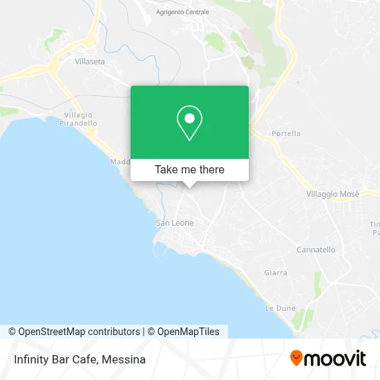 Infinity Bar Cafe map