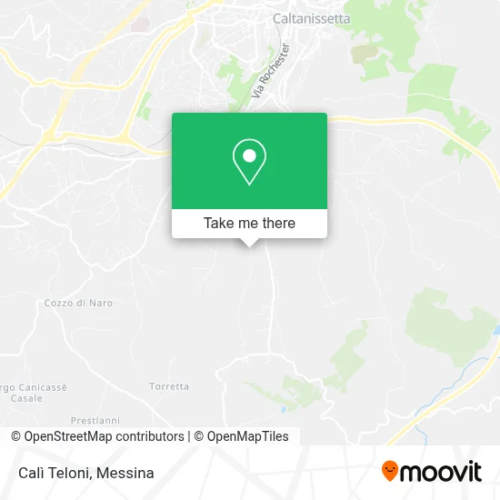 Calì Teloni map
