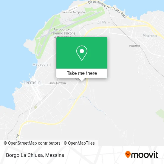 Borgo La Chiusa map