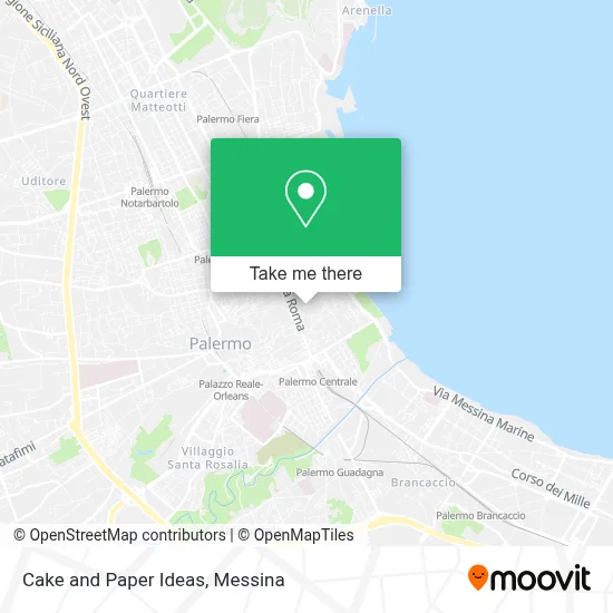 Cake and Paper Ideas map
