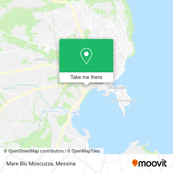 Mare Blu Moscuzza map