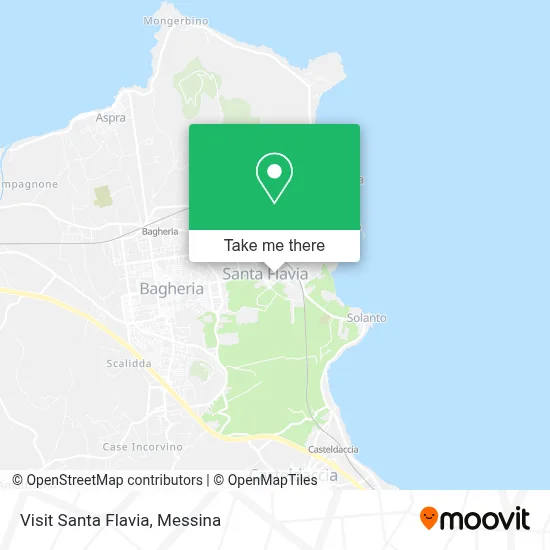 Visit Santa Flavia map