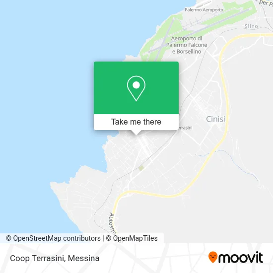 Coop Terrasini map