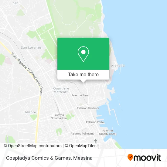 Cospladya Comics & Games map