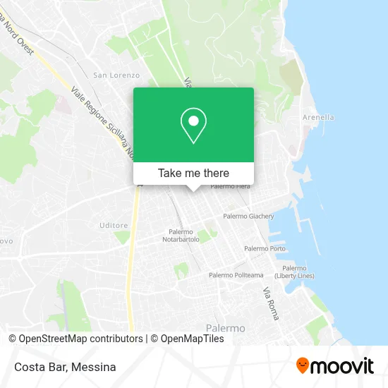 Costa Bar map