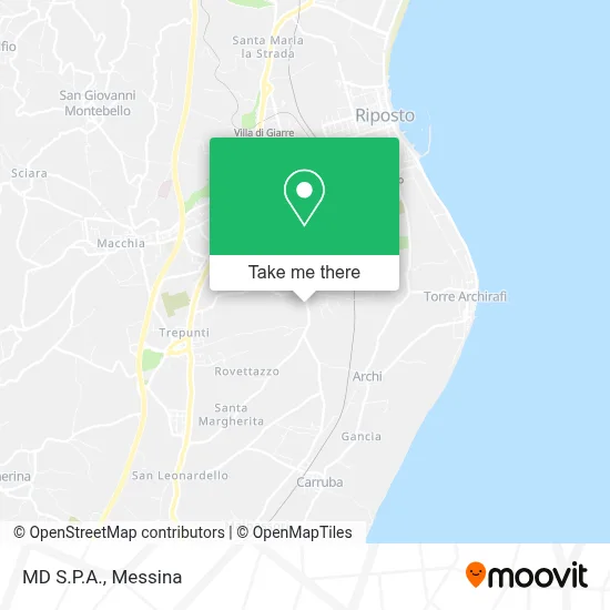 MD S.P.A. map
