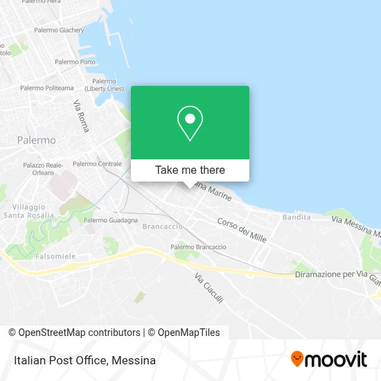 Italian Post Office map