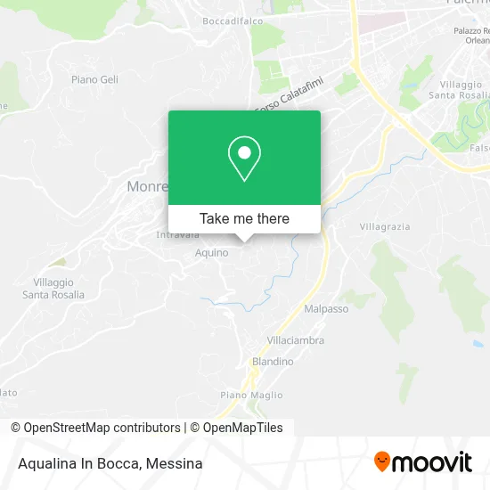 Aqualina In Bocca map