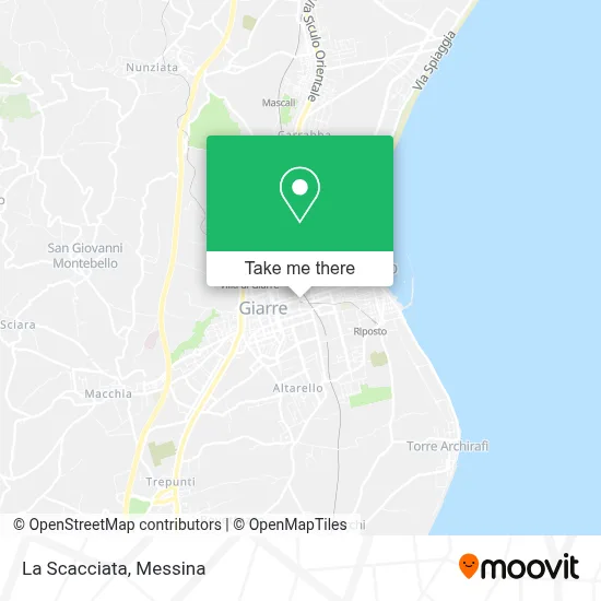La Scacciata map