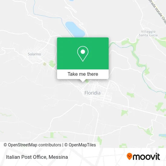 Italian Post Office map