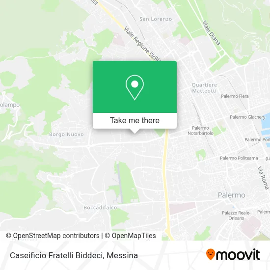Caseificio Fratelli Biddeci map
