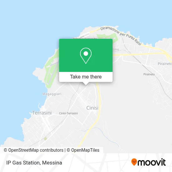 IP Gas Station map