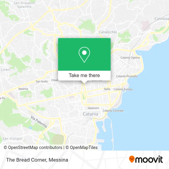 The Bread Corner map