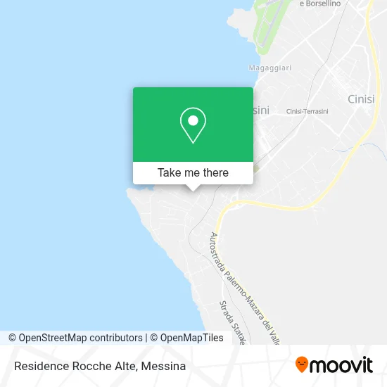 Residence Rocche Alte map