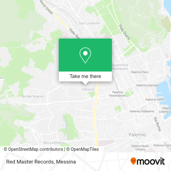 Red Master Records map