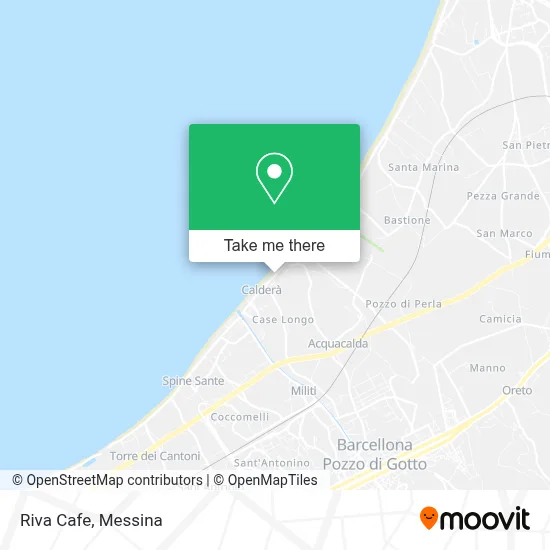 Riva Cafe map