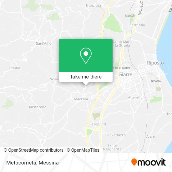 Metacometa map