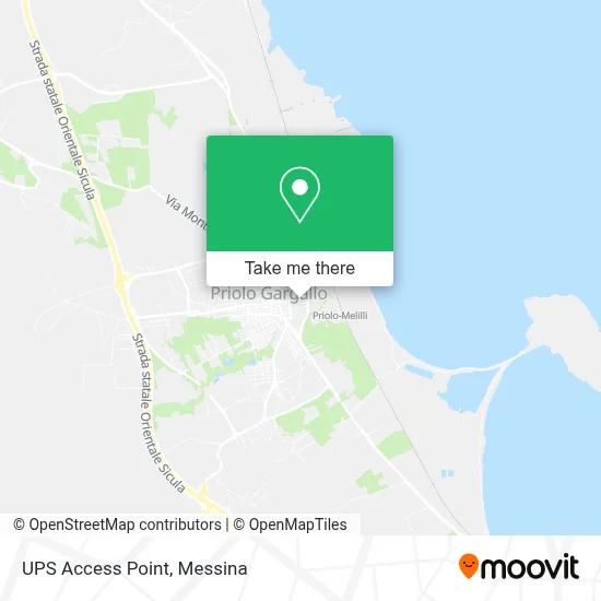 UPS Access Point map