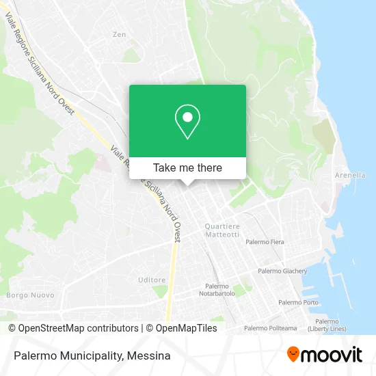 Palermo Municipality map