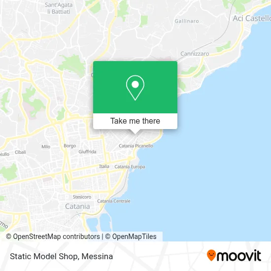 Static Model Shop map
