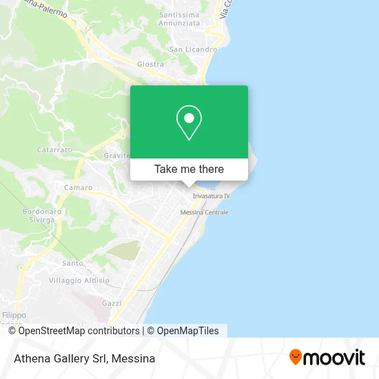 Athena Gallery Srl map