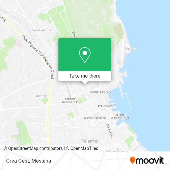 Crea Gest map